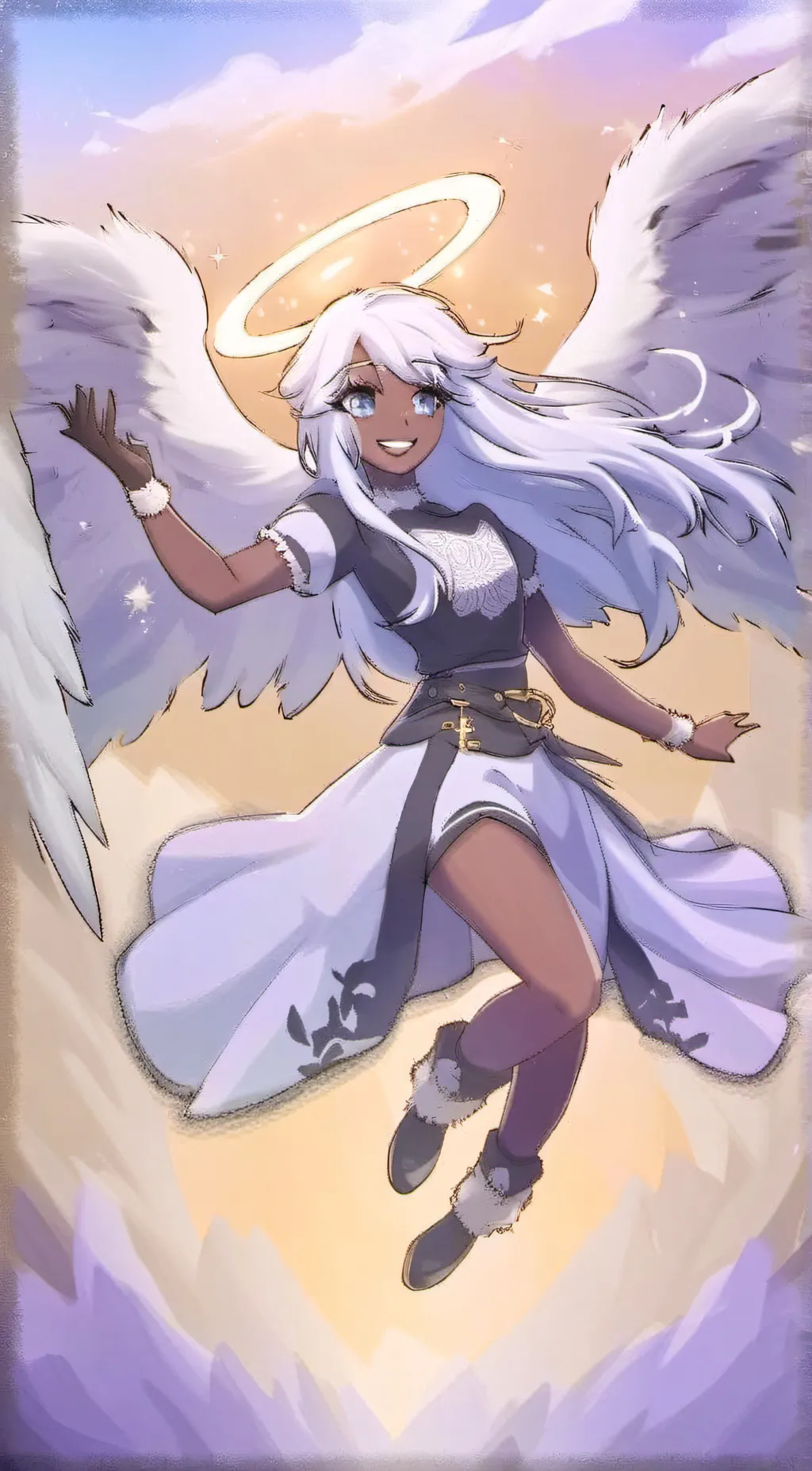 ai character: hh Emily  background