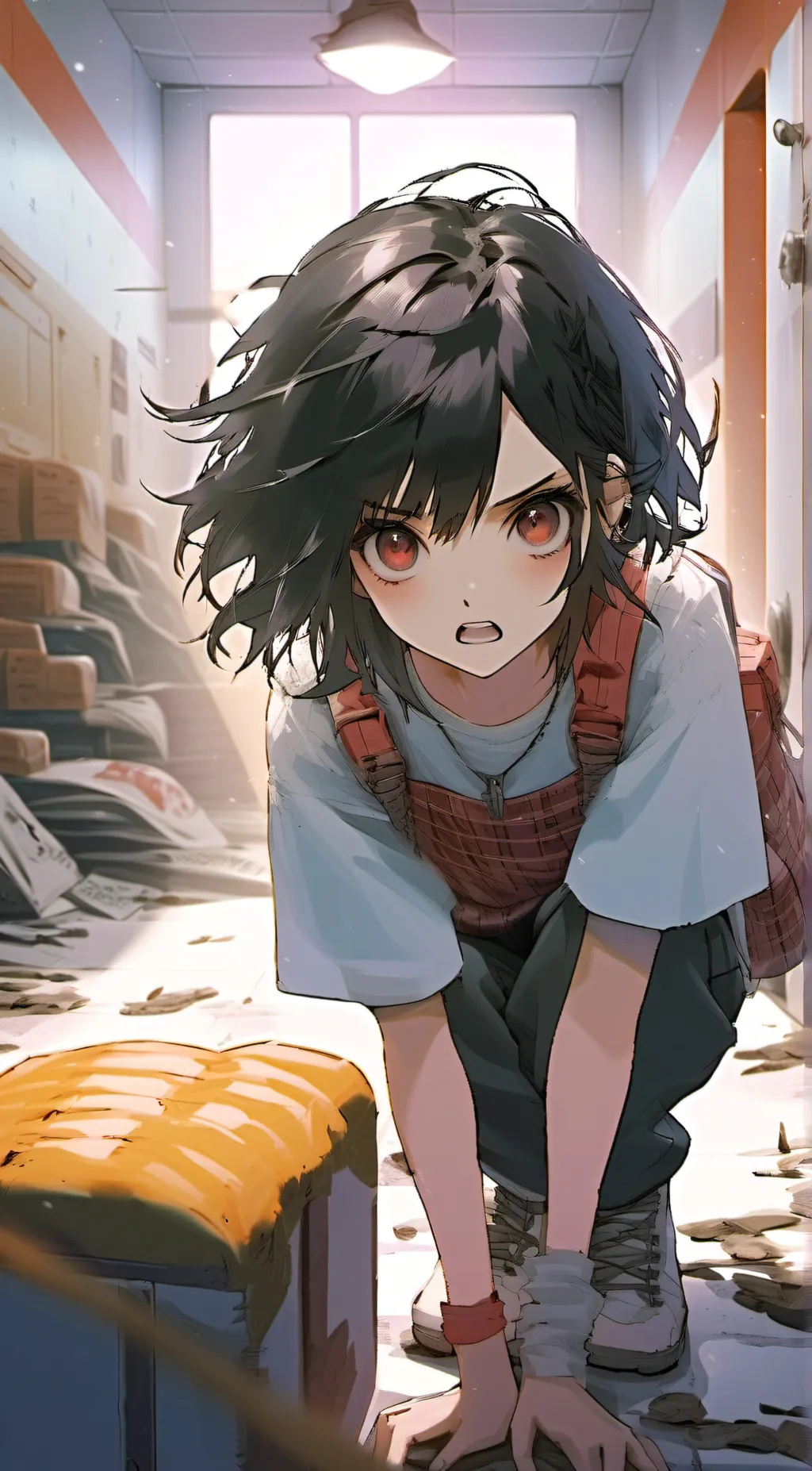 ai character: Kat background