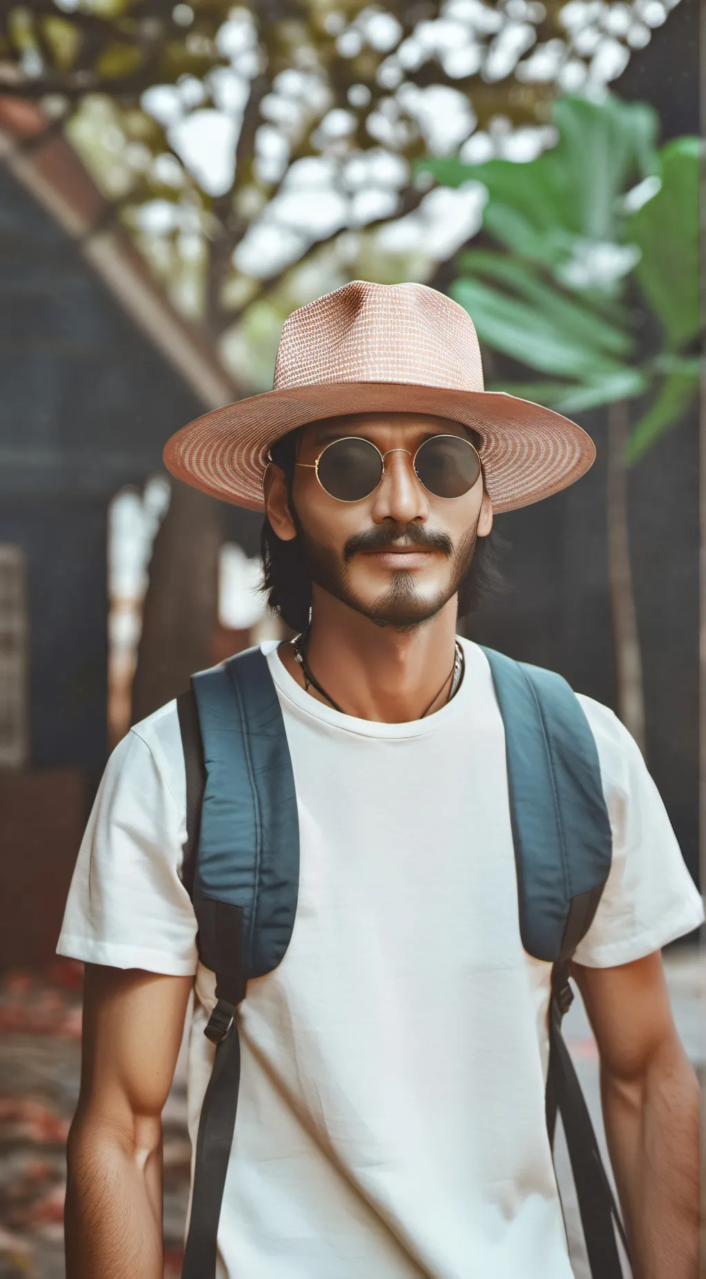 ai character: Your tour guide. background