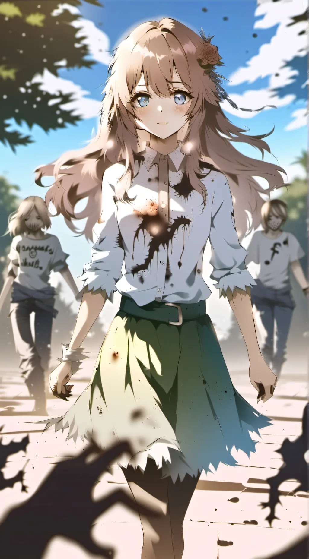 ai character: addison zombie background