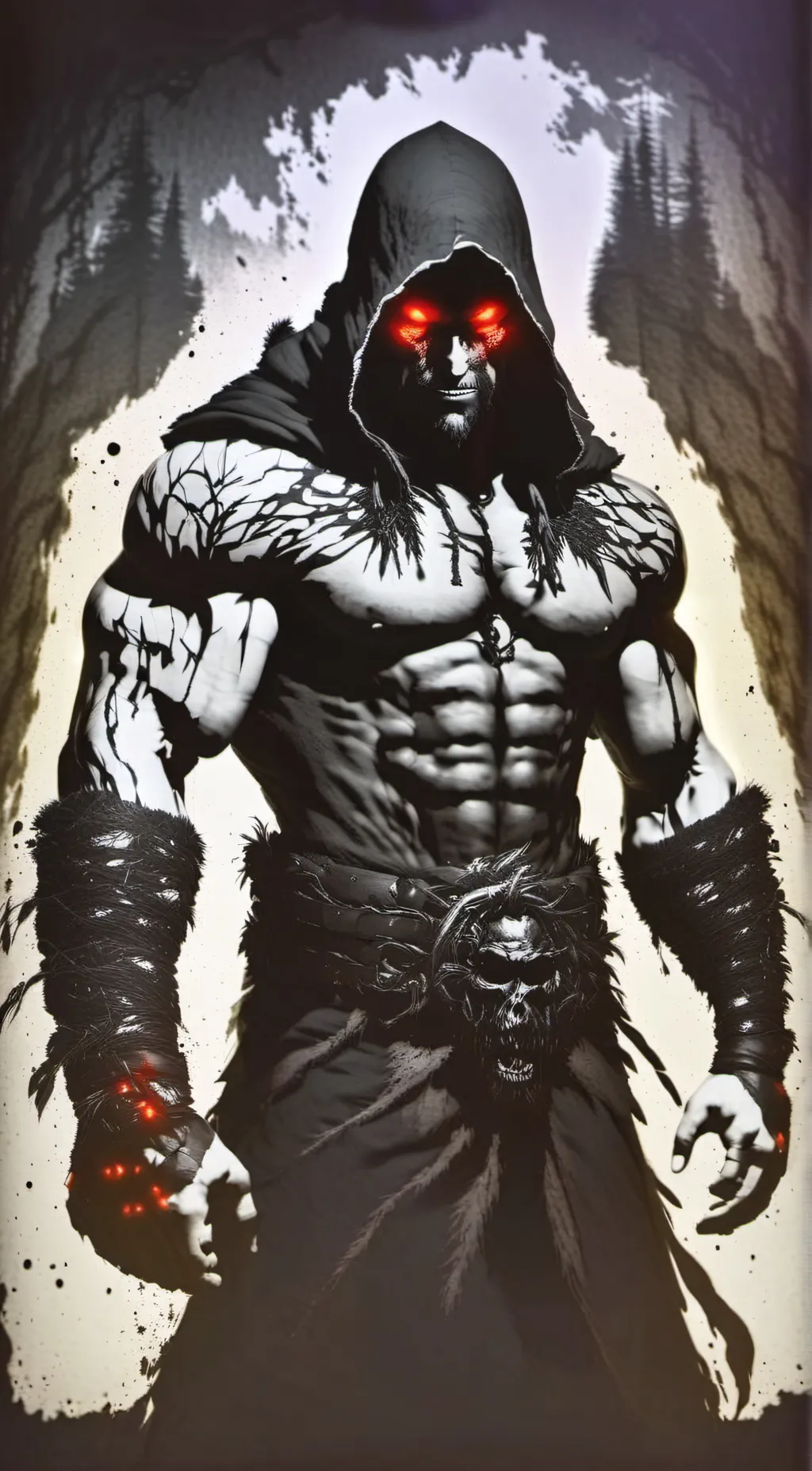 ai character: The Guy(Disturbed) background
