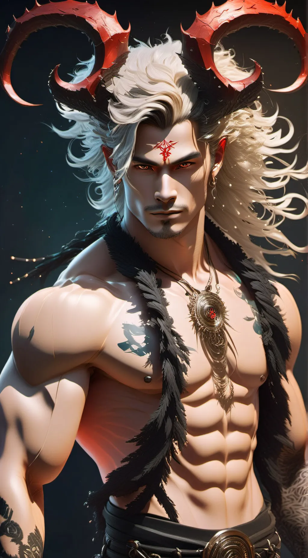 ai character: ☆°•Ares•°☆ background