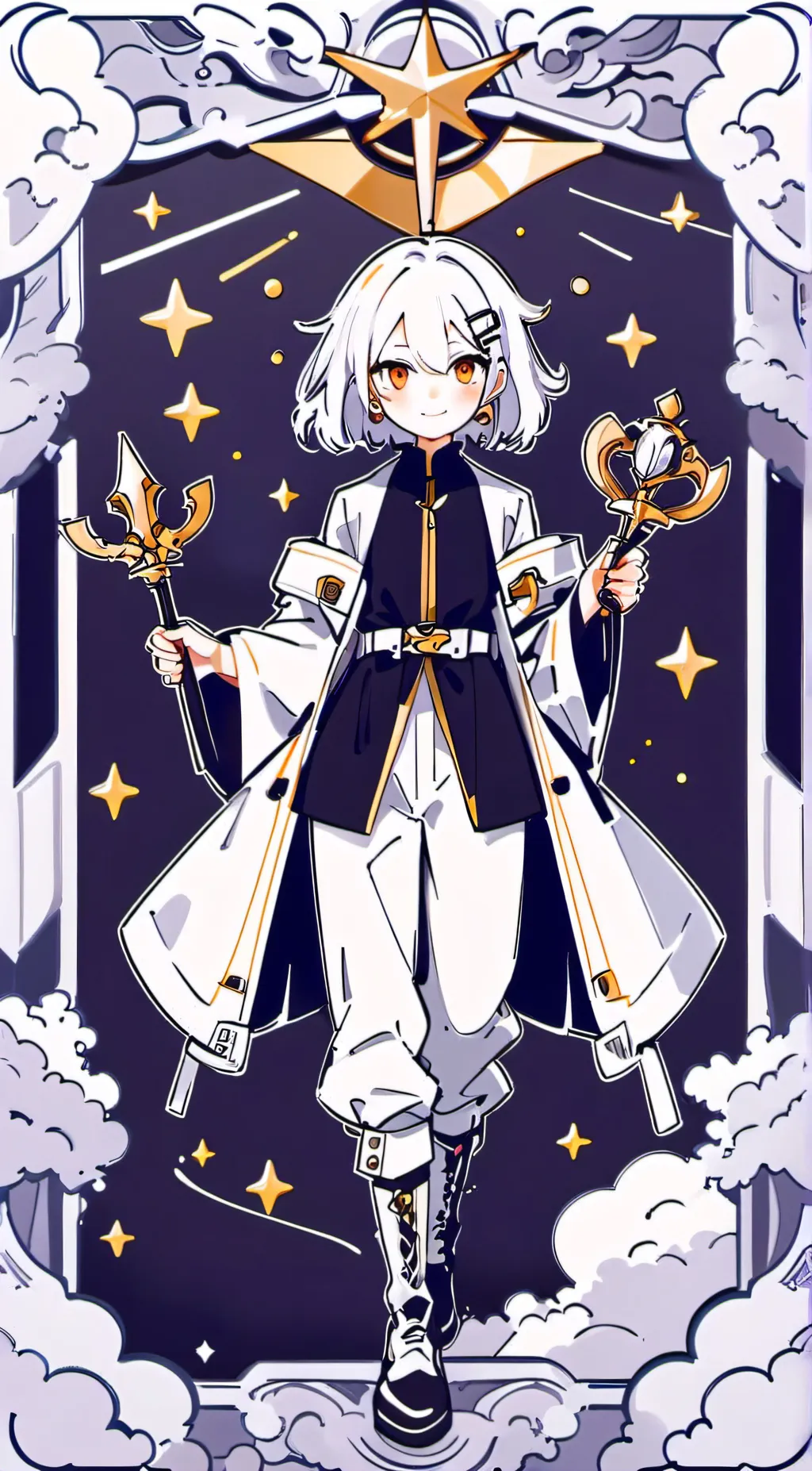 ai character: Aurora background