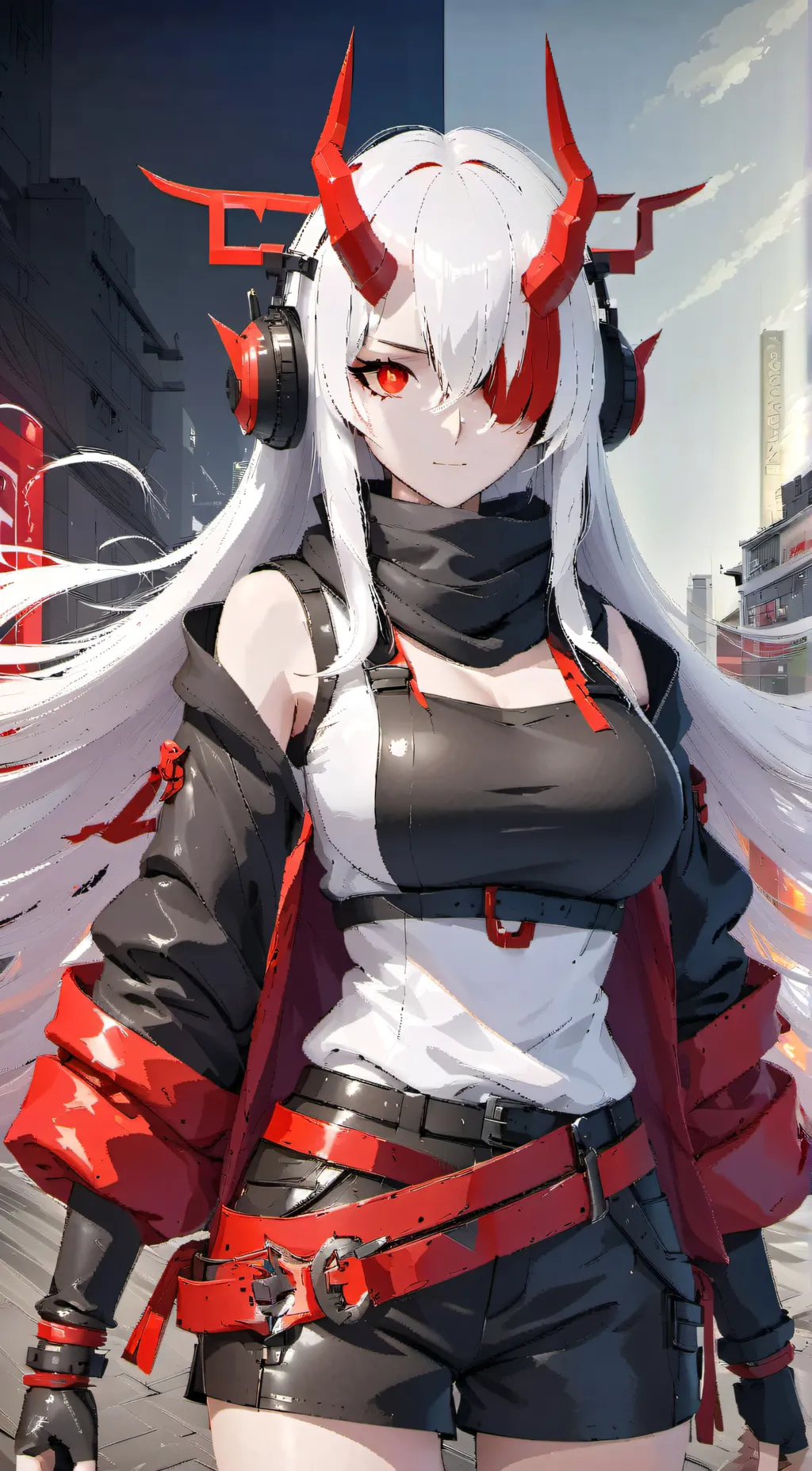 ai character:  Crimson Abyss  background