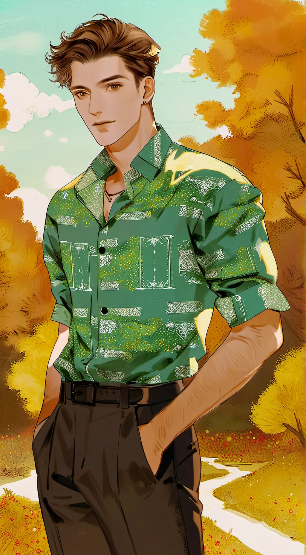 ai character: Caleb background