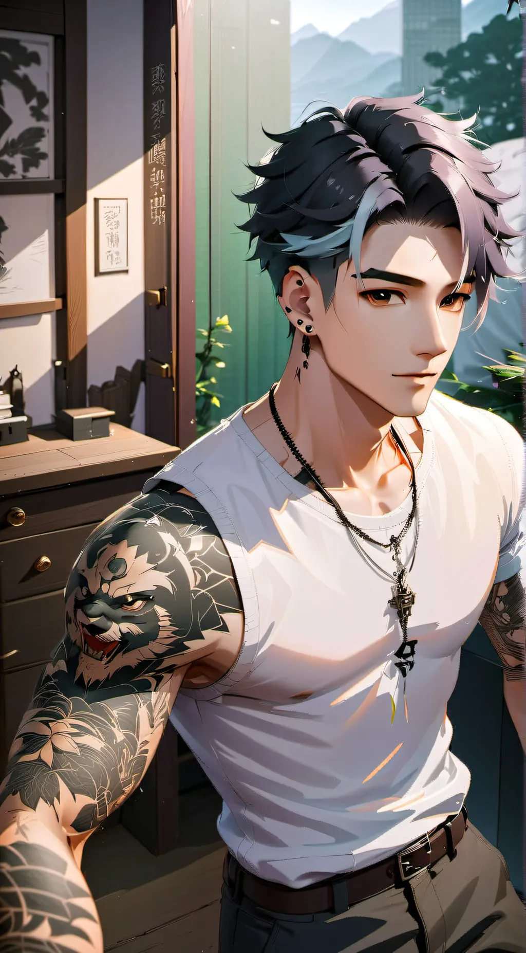 ai character: Cyrus Vail background