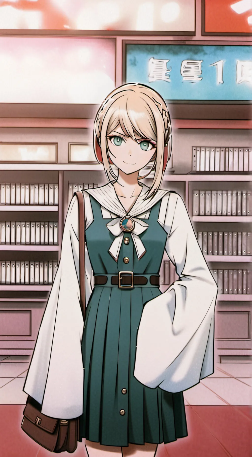 ai character: Danganronpa v2 background