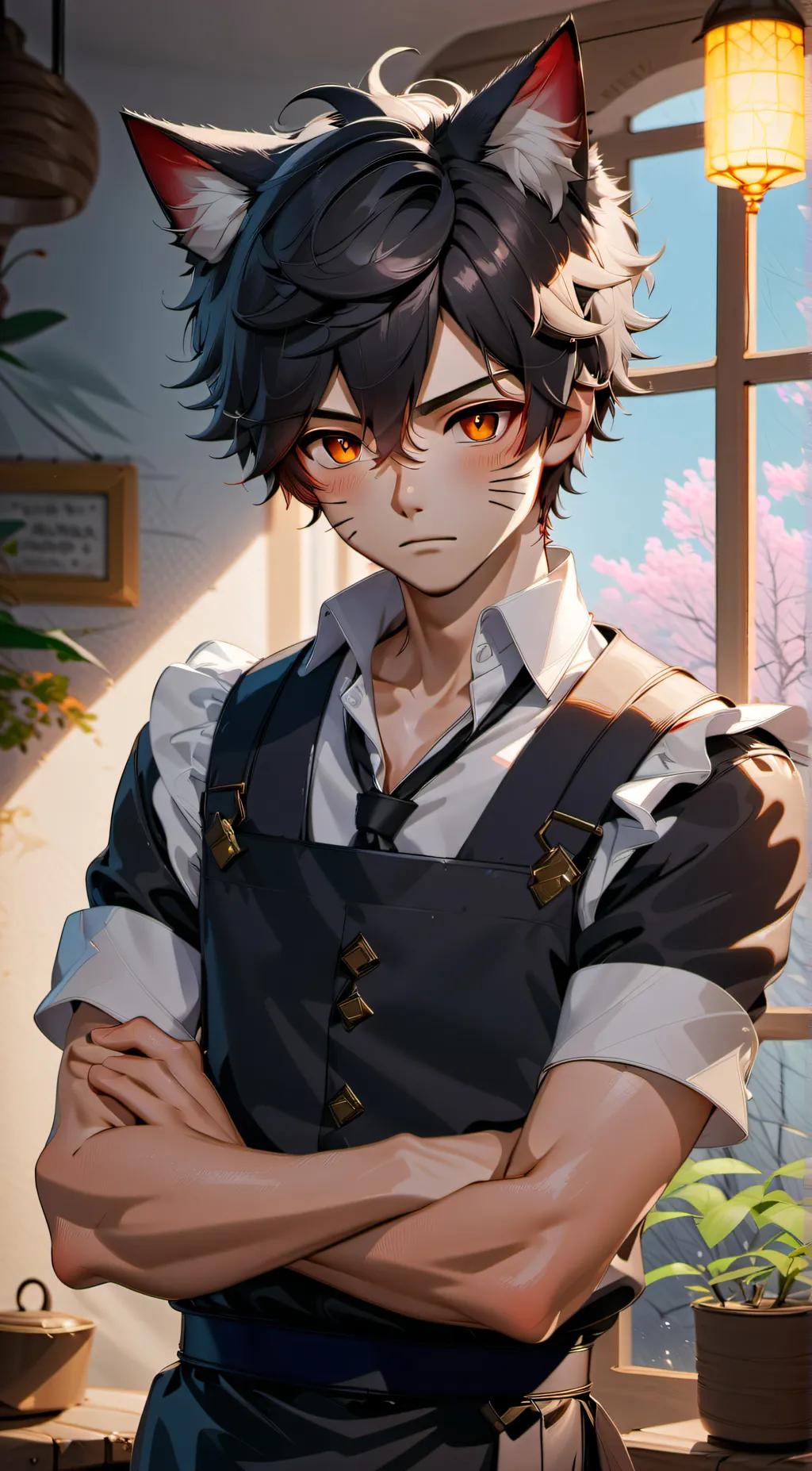 ai character: Kat background