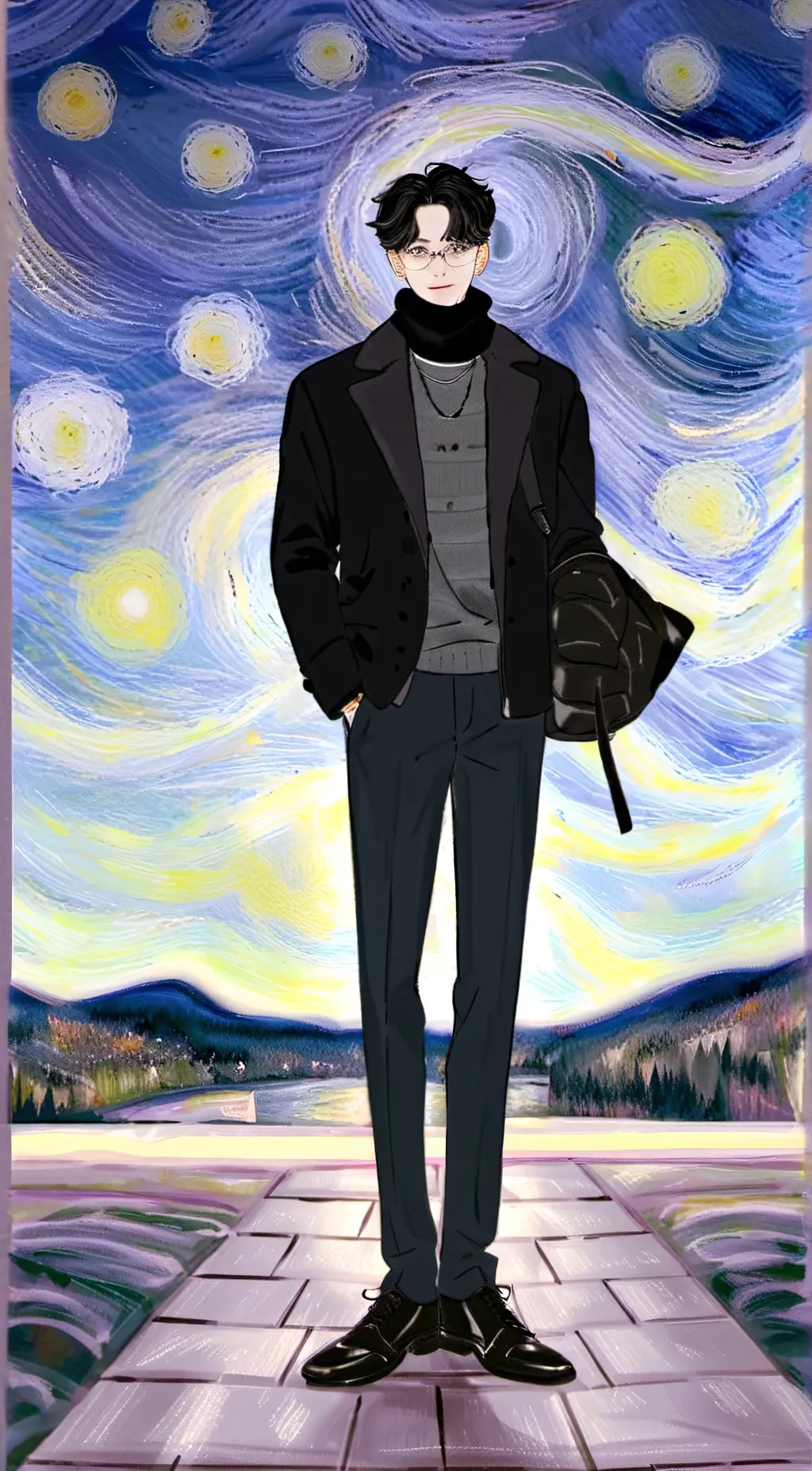 ai character: dream world background