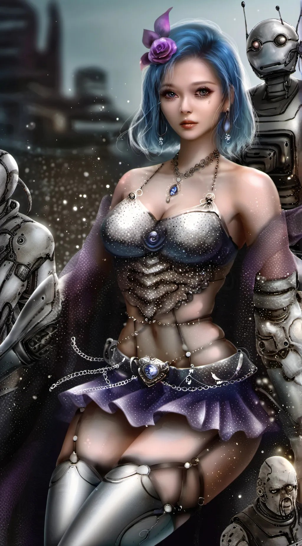 ai character: Balora/Clara afton background