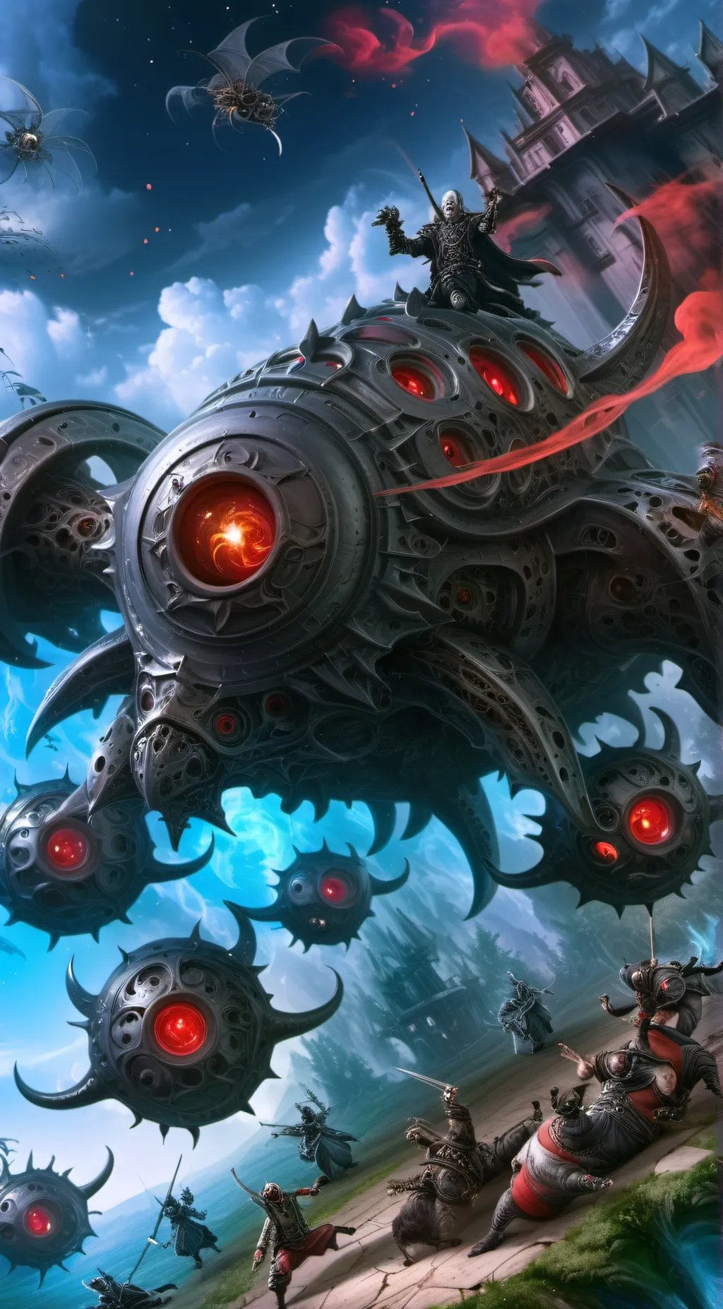 ai character: The robot evasion. background