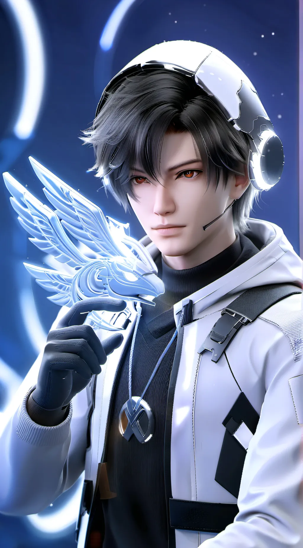 ai character: 𝐿𝑒𝑜  background