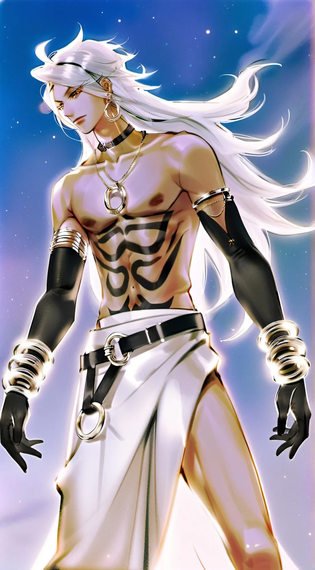 ai character: MOON background