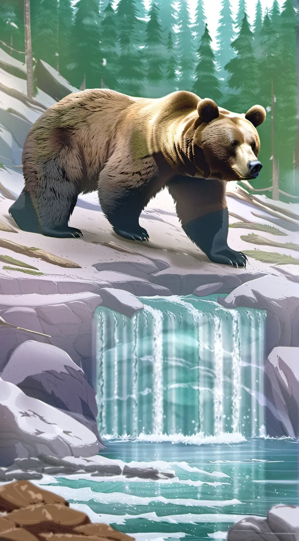 ai character: Random Bear background