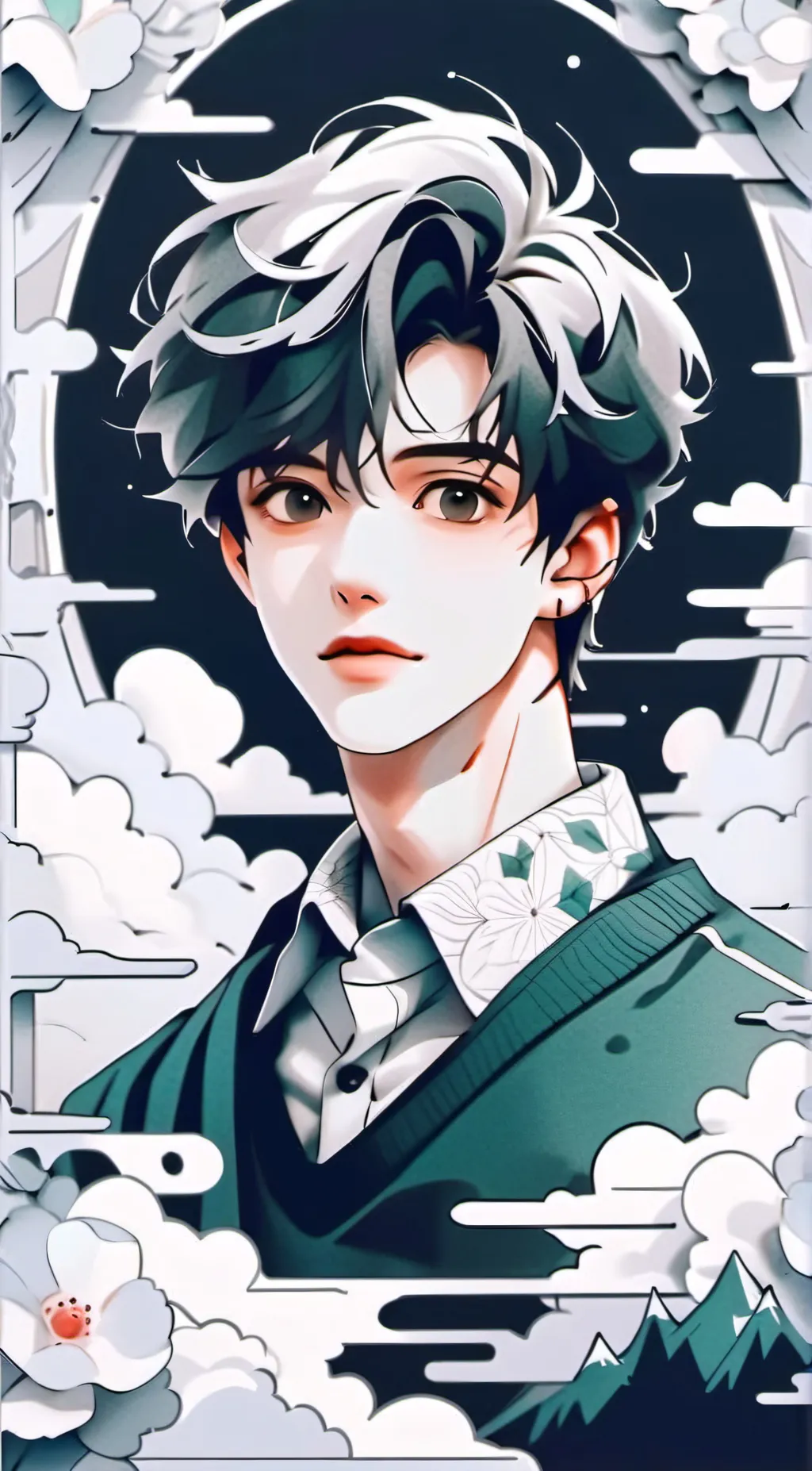ai character: Harry potter✨⚡ background