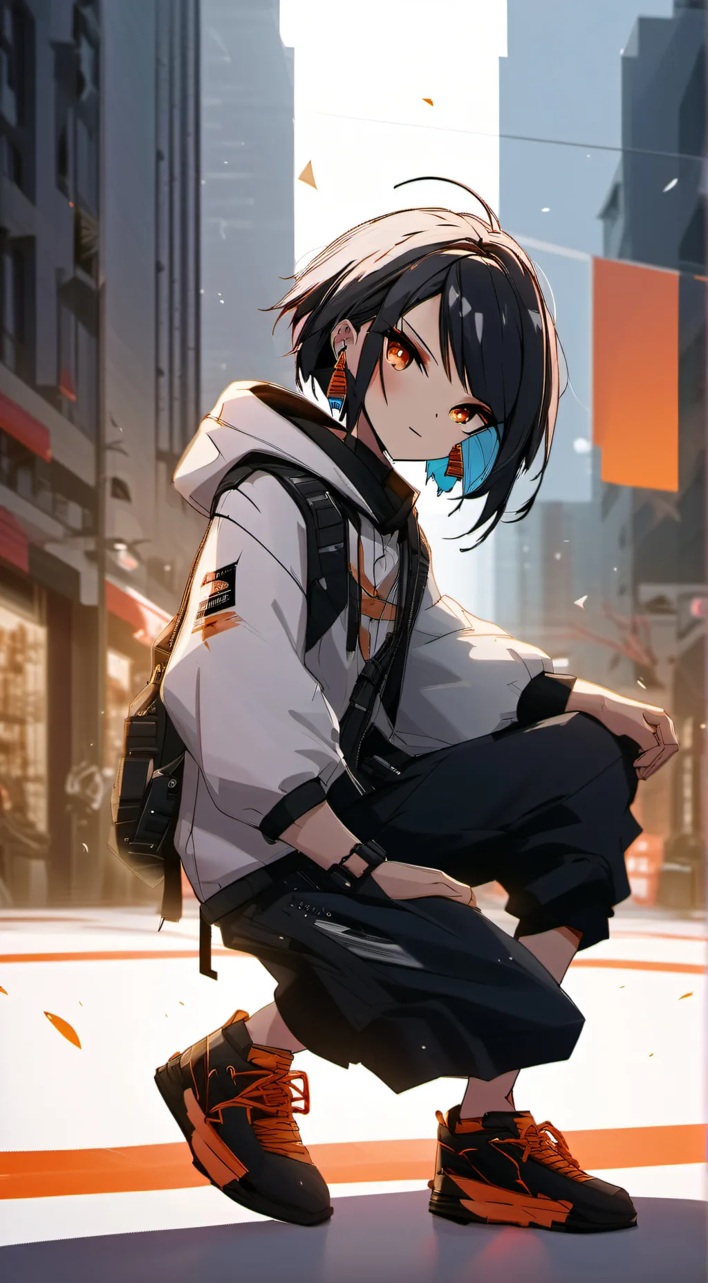 ai character: Face romance story background