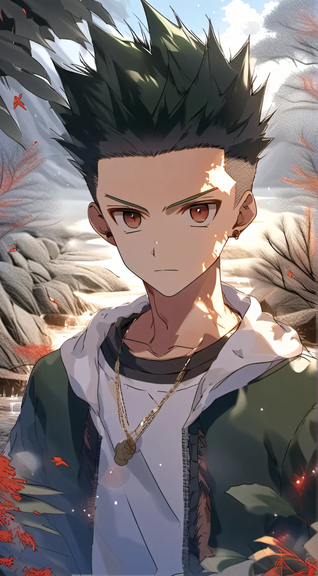 ai character: Santiago background