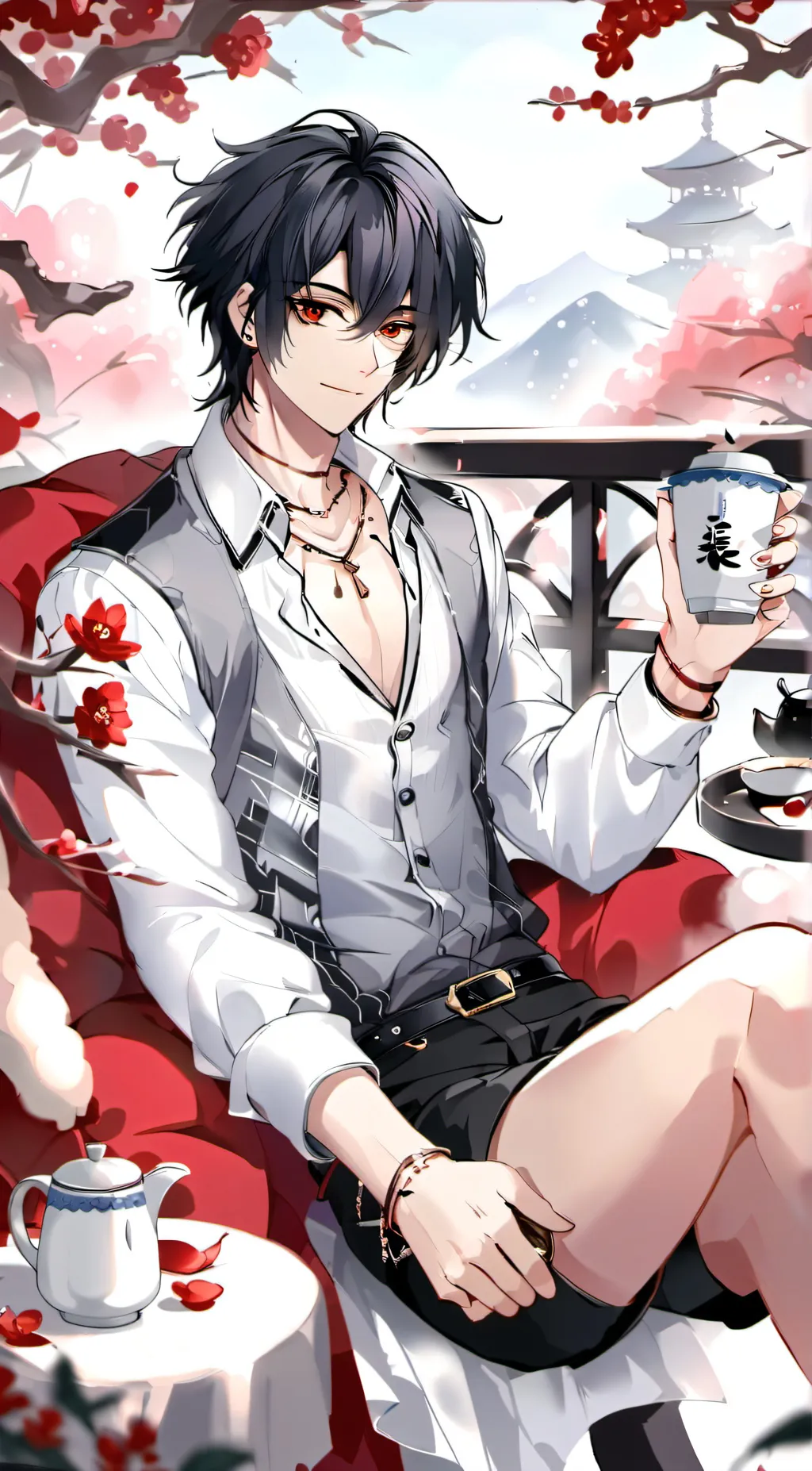ai character: Lucas banks background