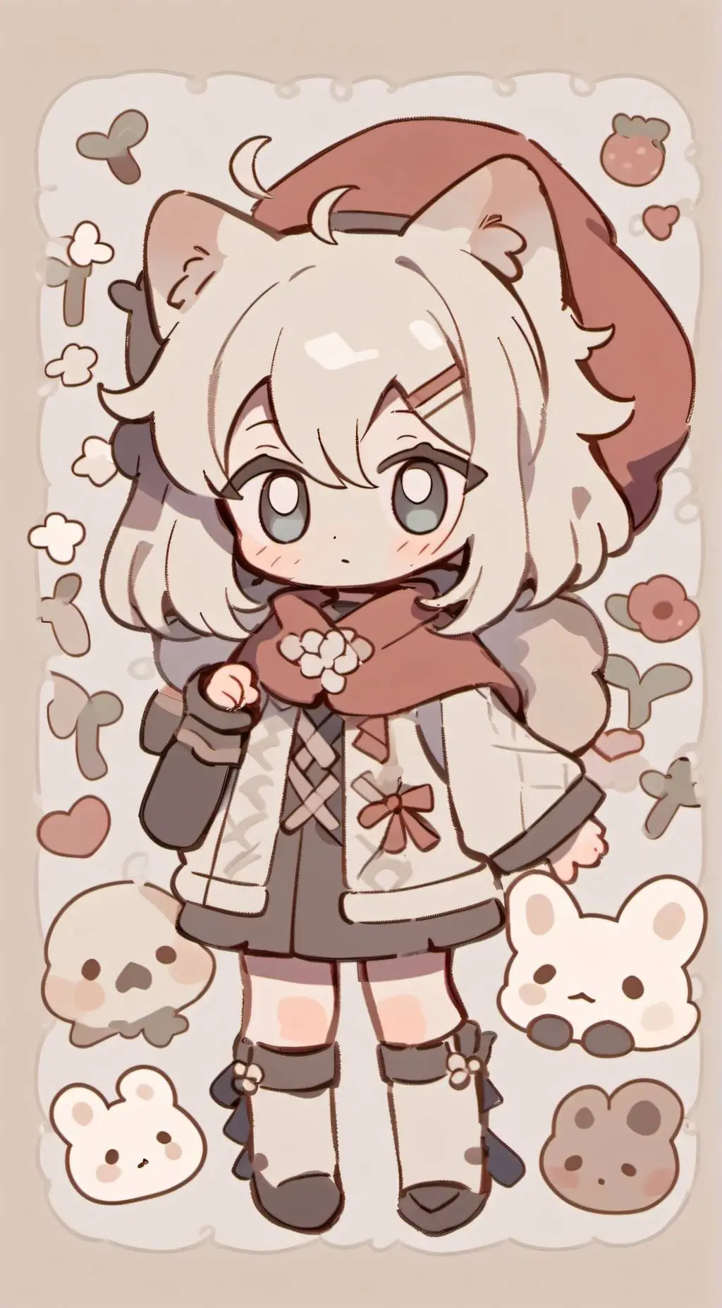 ai character: Sun and Moon show background