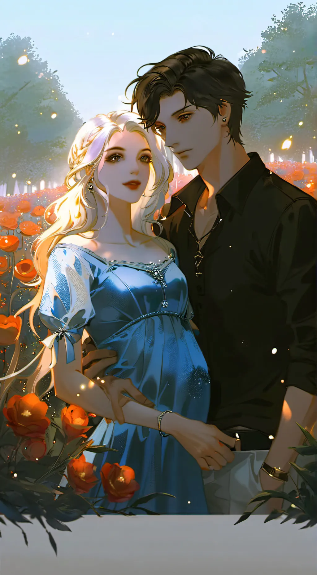 ai character: emily me and u boy background