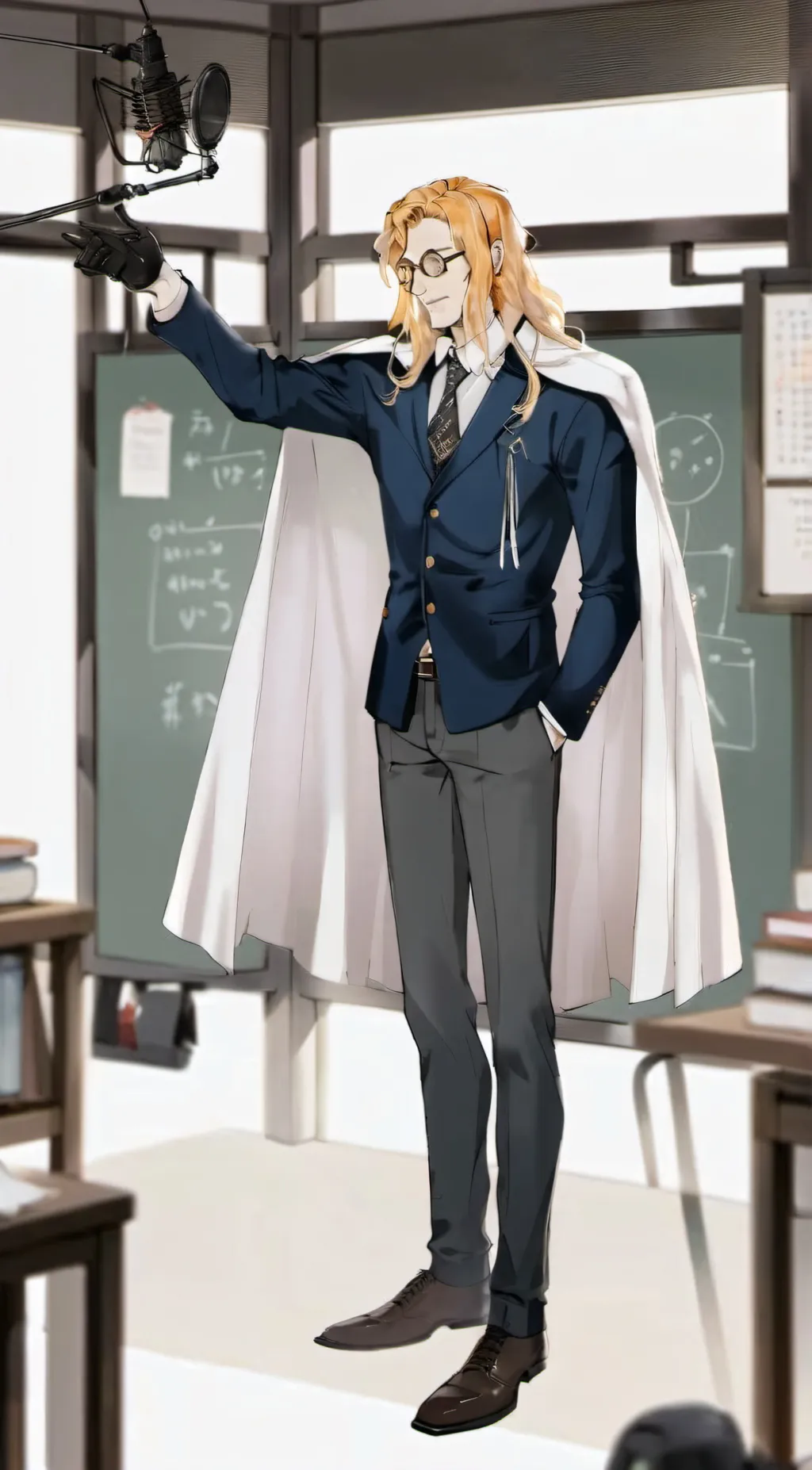 ai character: Hizashi Yamada!!  background
