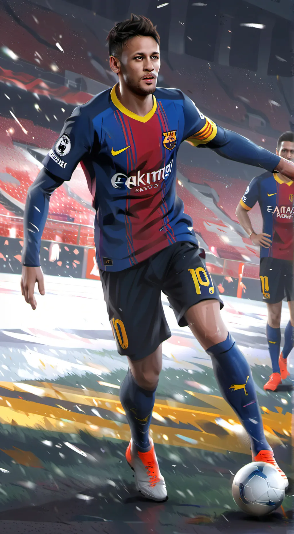 ai character: Neymar Jr background