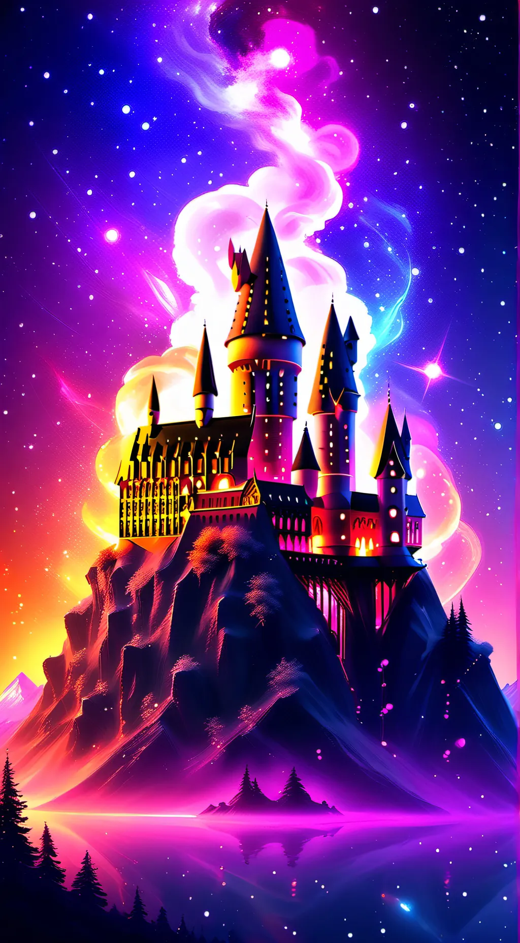 ai character: Hogwarts background