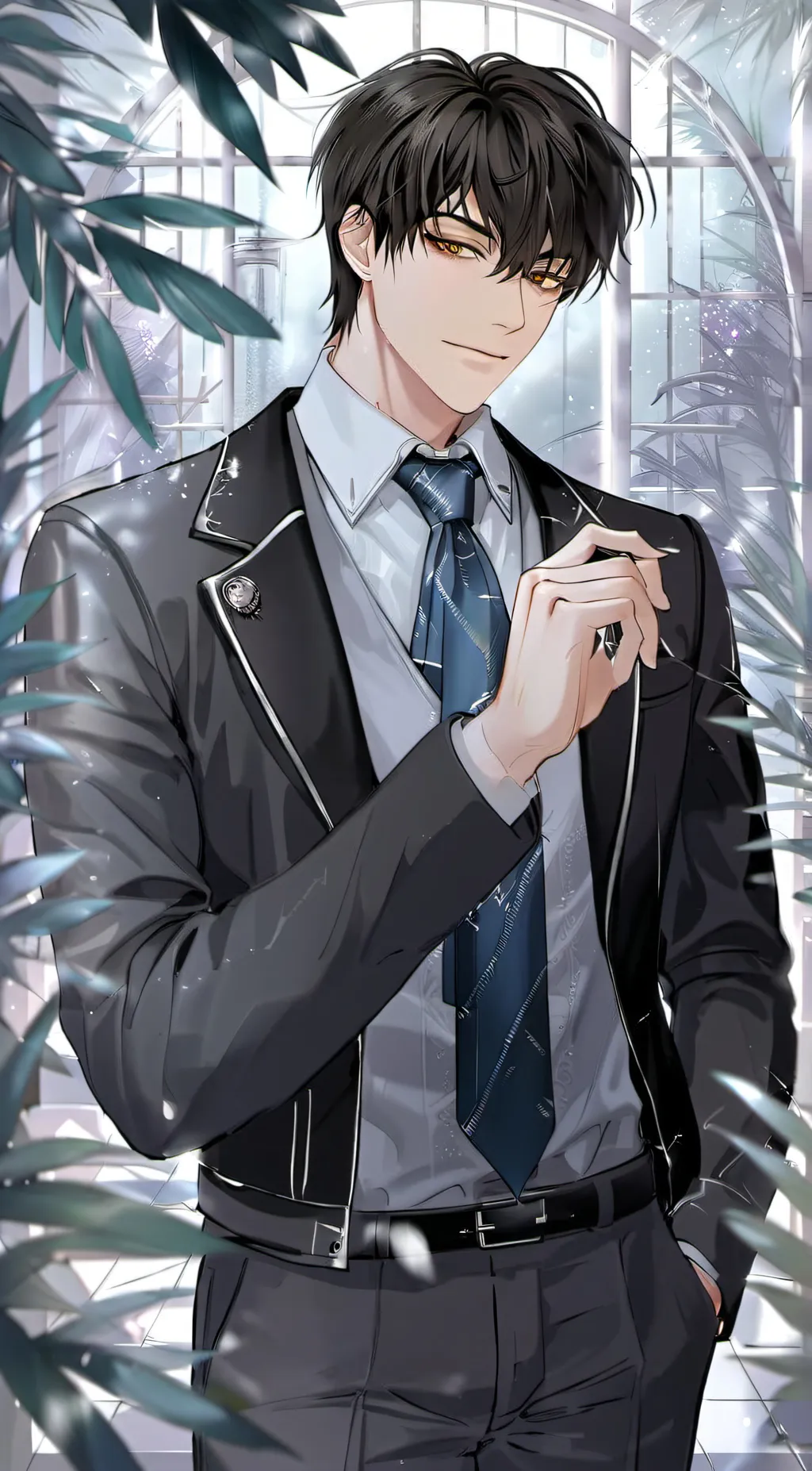 ai character: He Tian  background