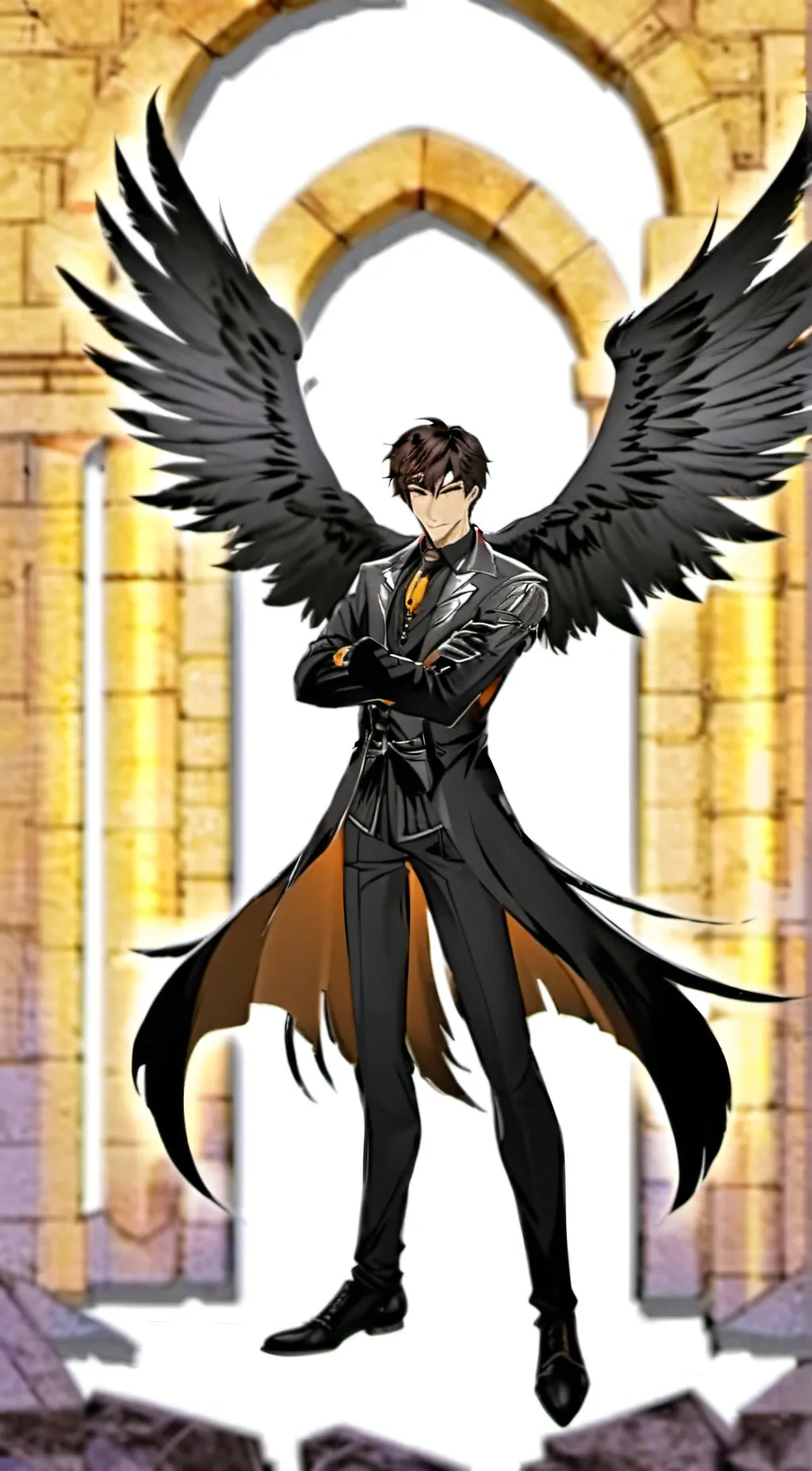 ai character: Hawks (keigo) background