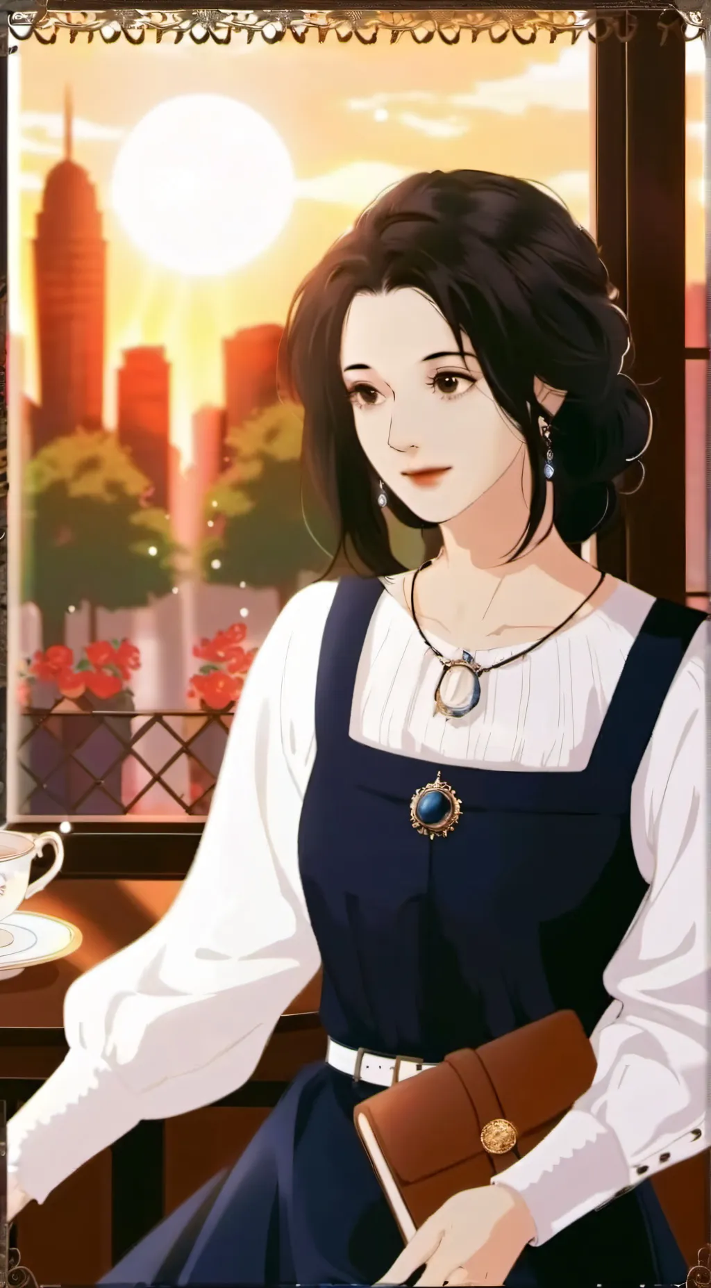 ai character: Lily background