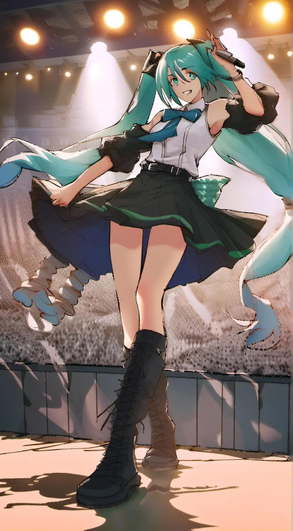 ai character: 🍿✨️miku concert✨️🍿 background