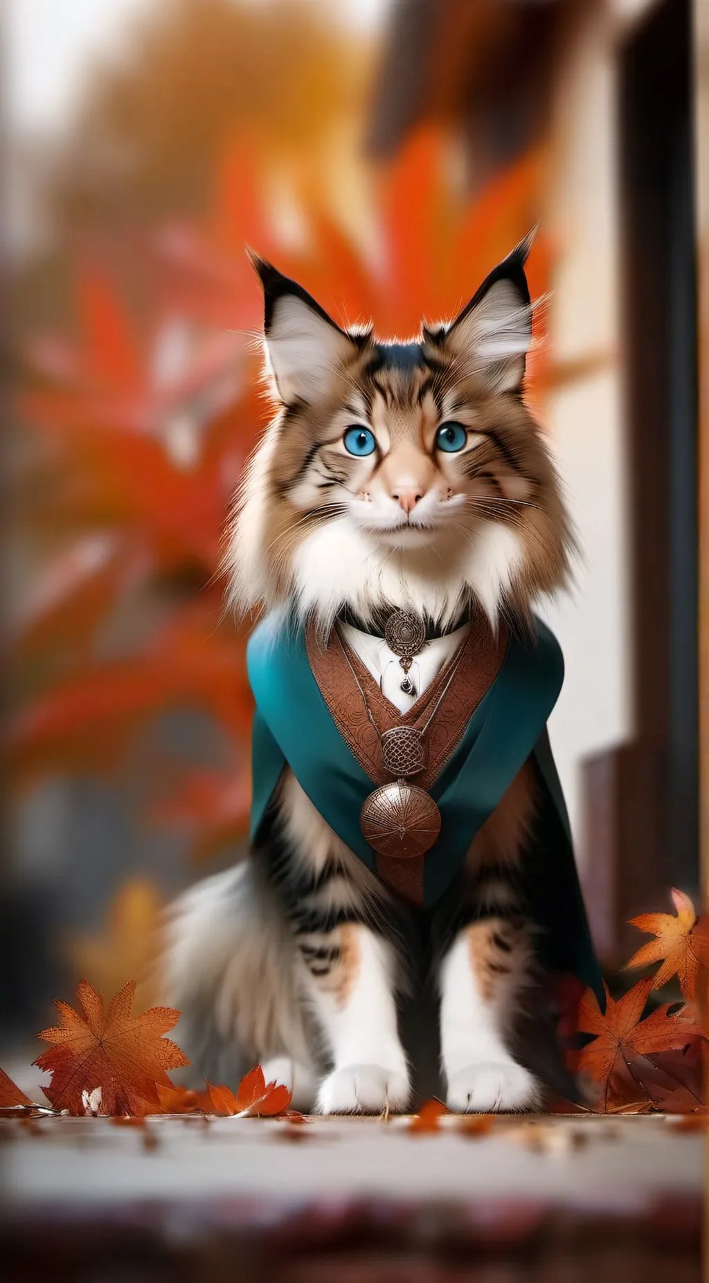 ai character: niom the catt background
