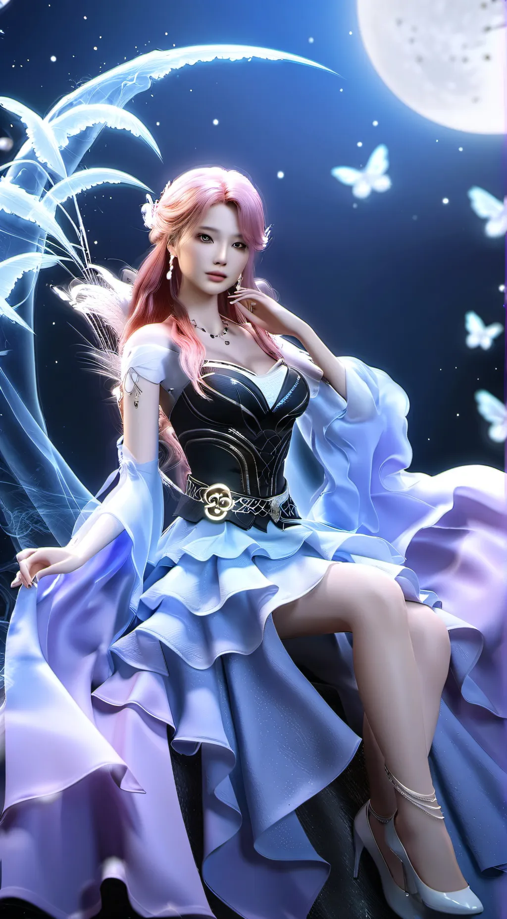 ai character: Crystal background