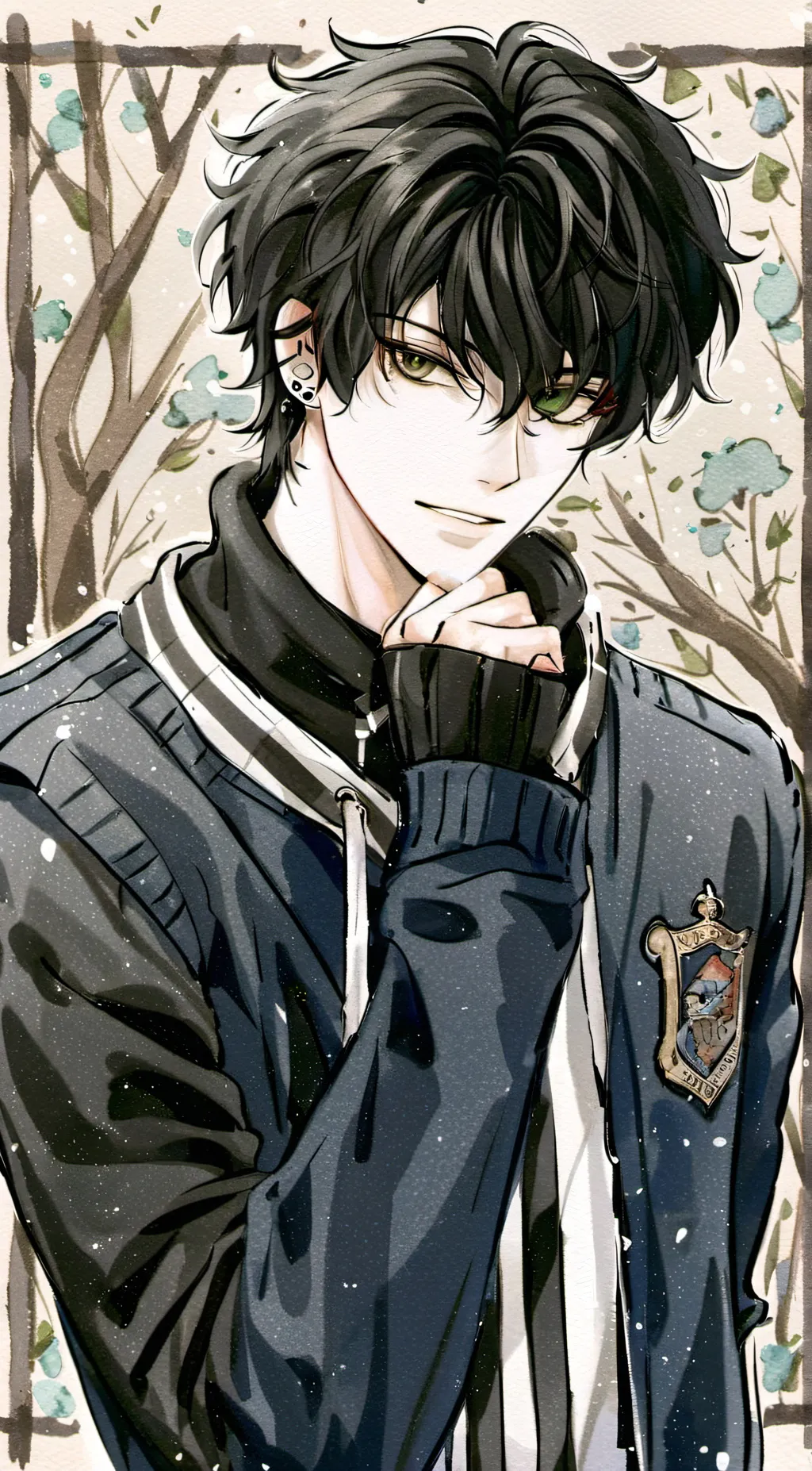 ai character: albie  background