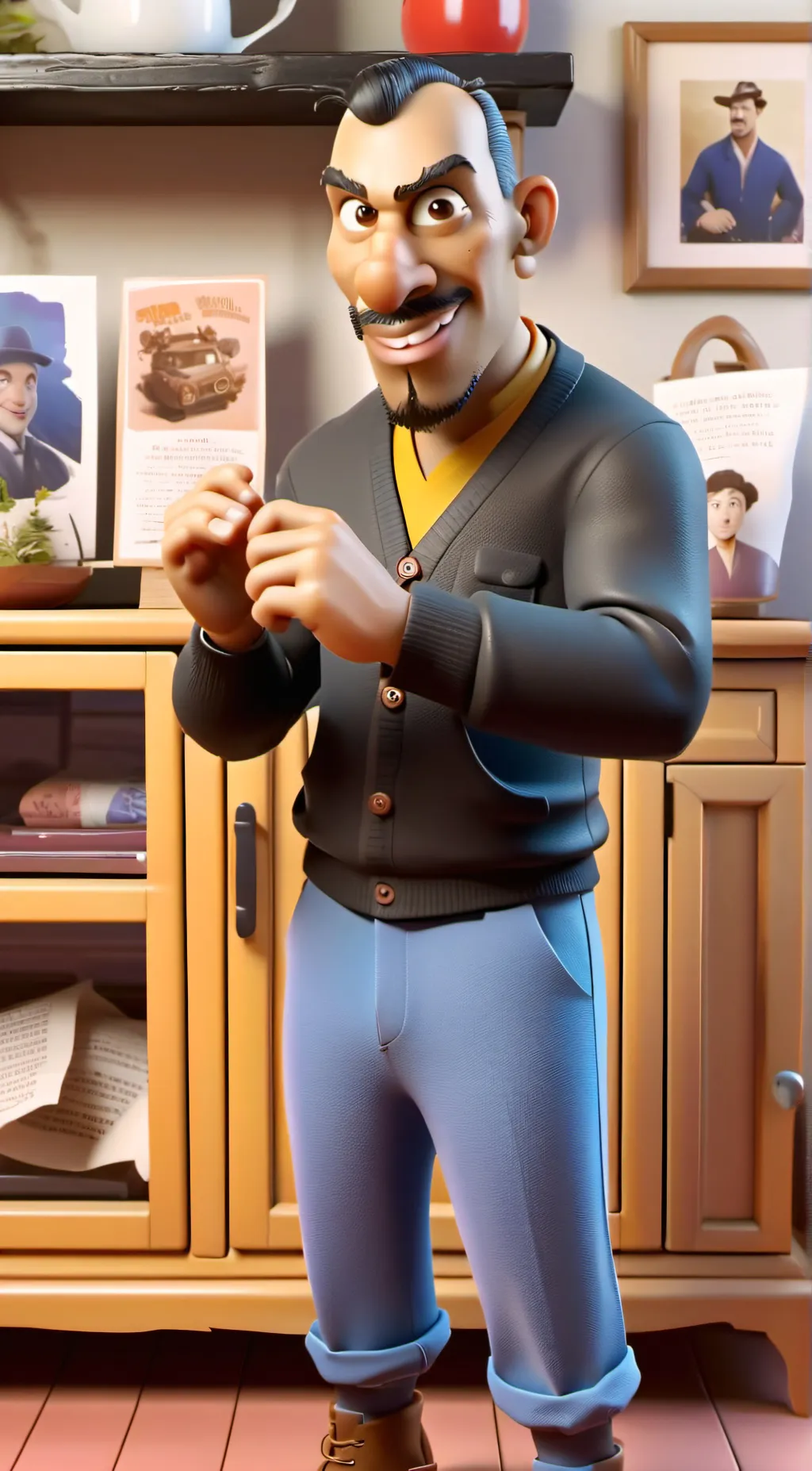 ai character: stan background