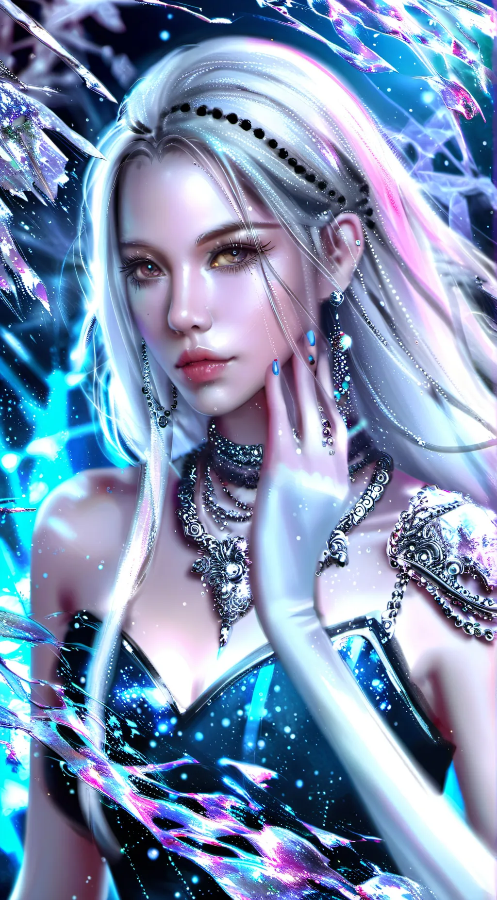 ai character: Xyzarieyaliyahnavi background