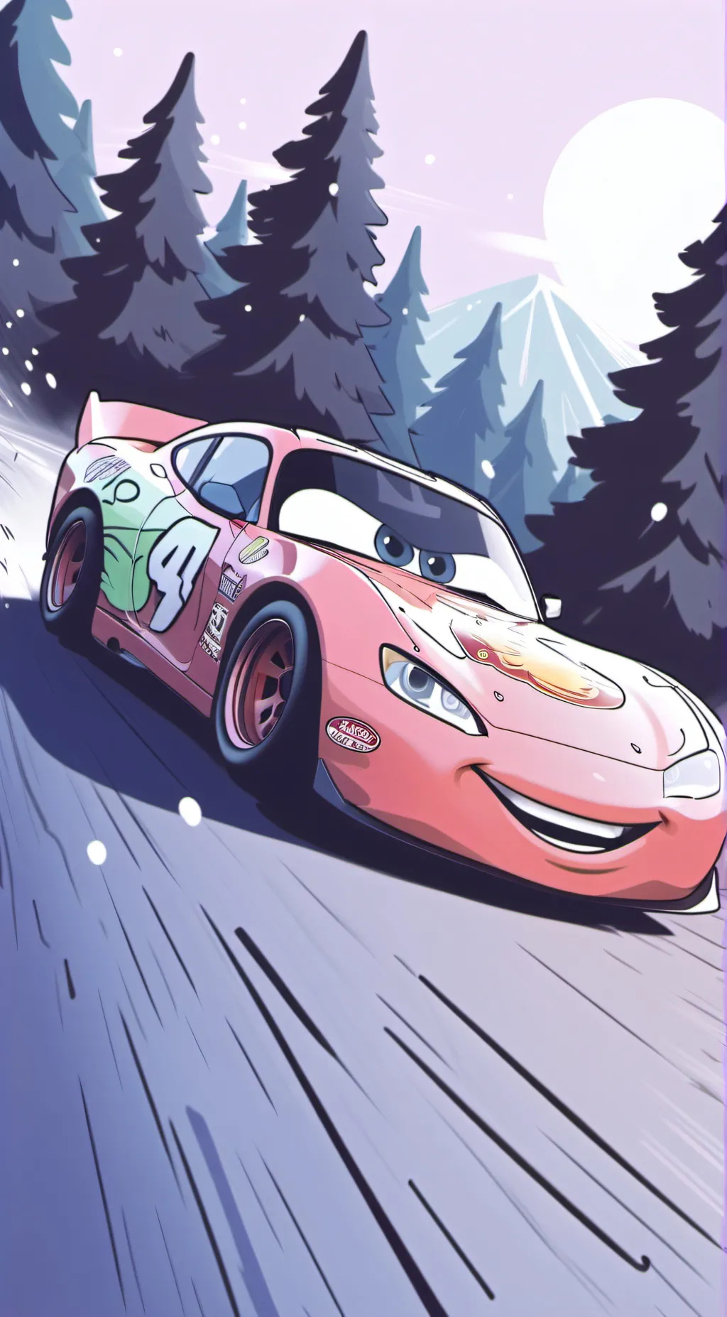 ai character: mcqueen background