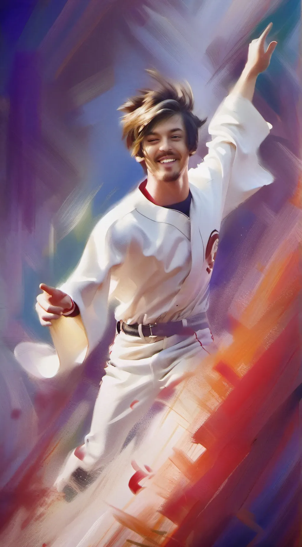 ai character: Harry styles background