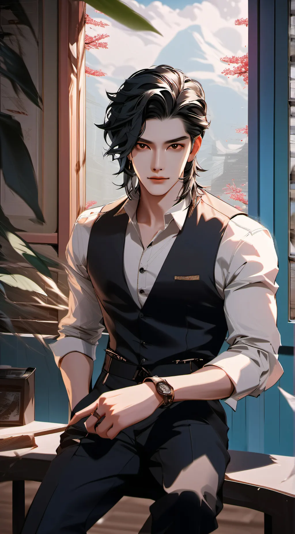 ai character: Adam background