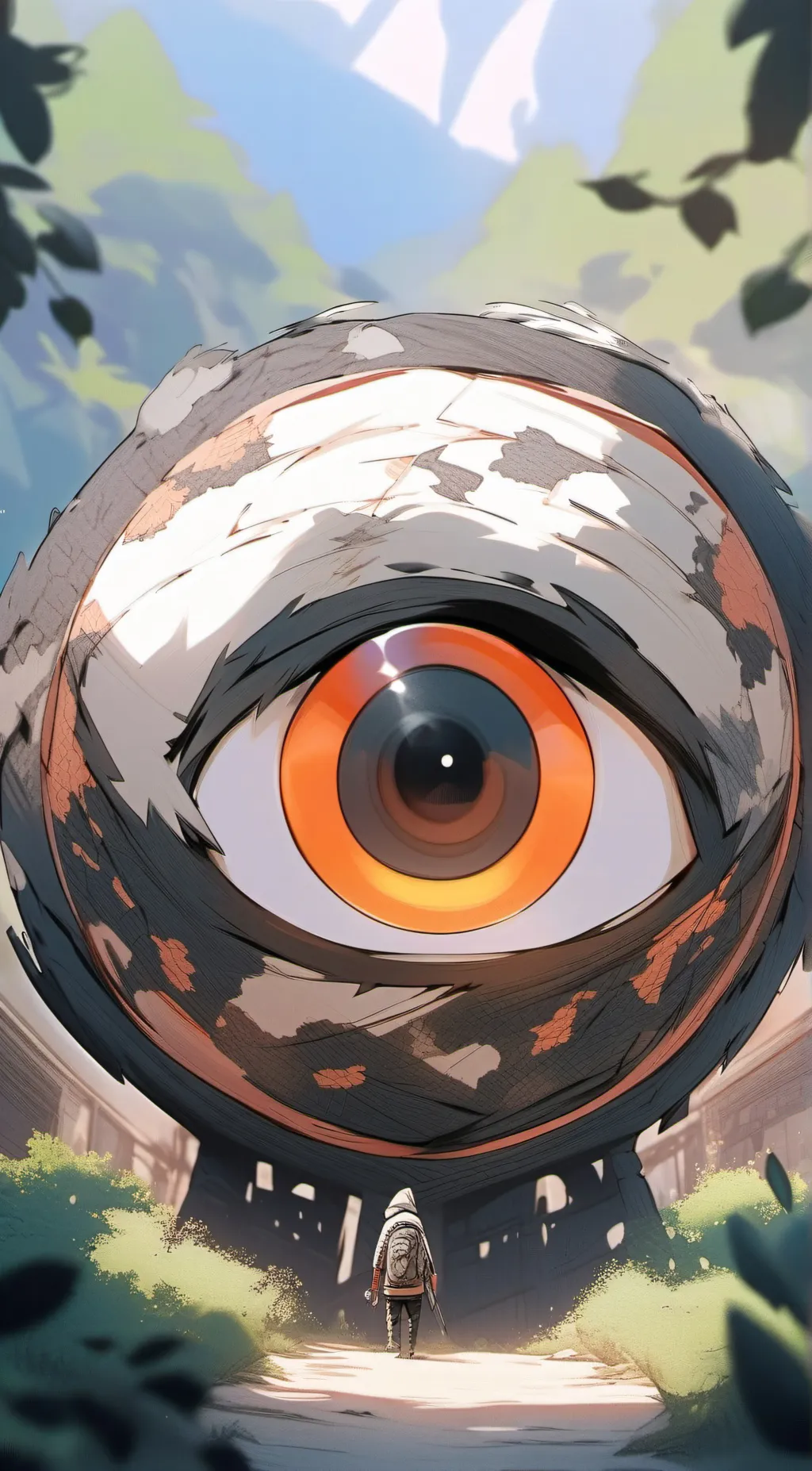 ai character: The eye of wisdom background