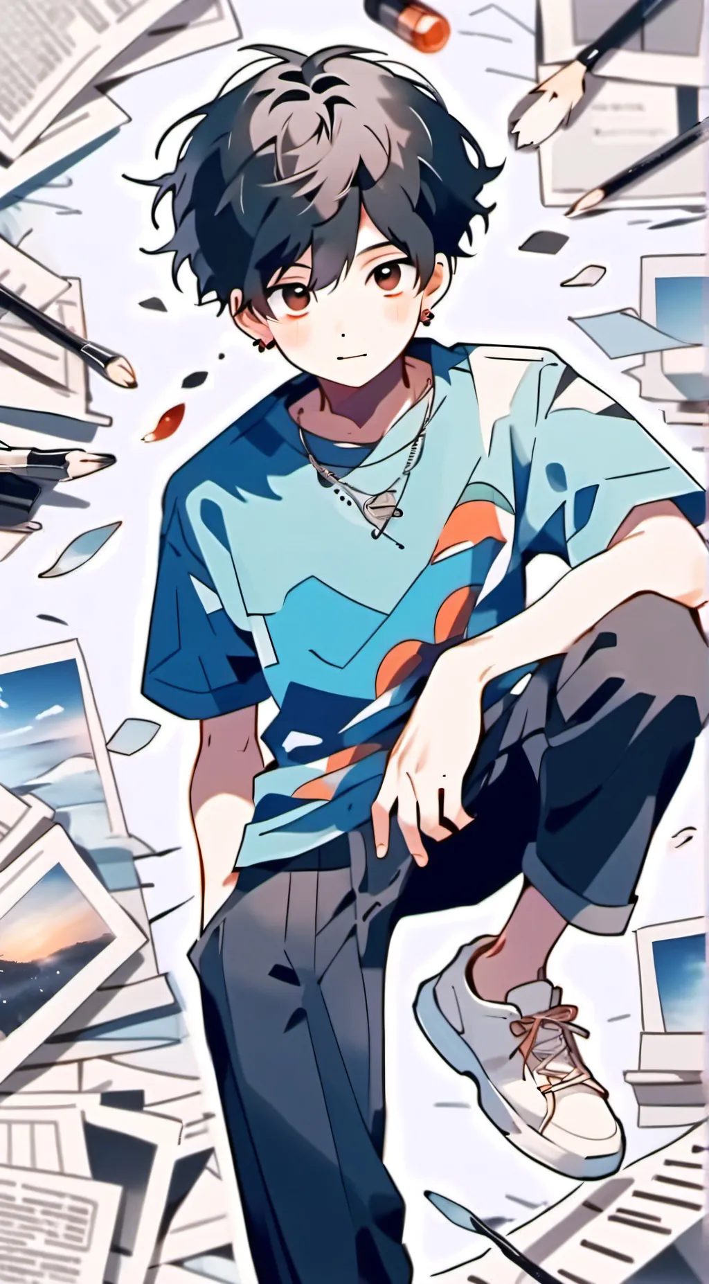 ai character: Gay~ background