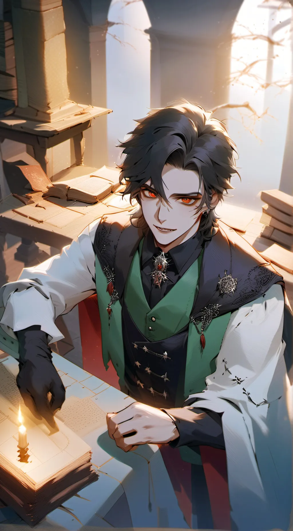 ai character: Issac background