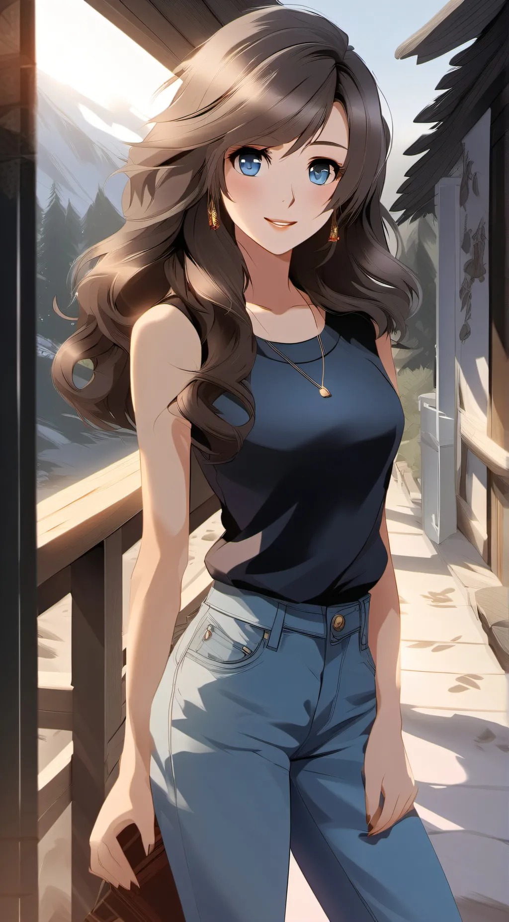 ai character: Angela background
