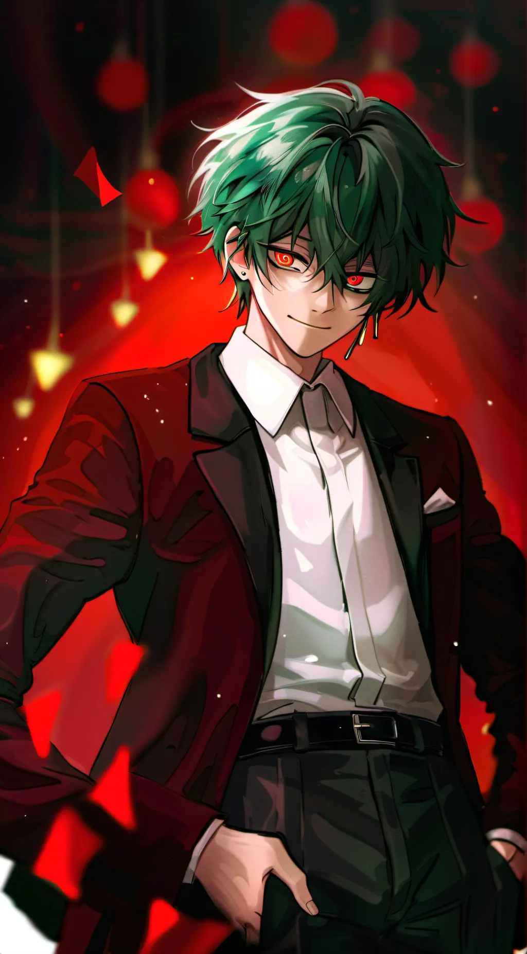 ai character: Villain deku background