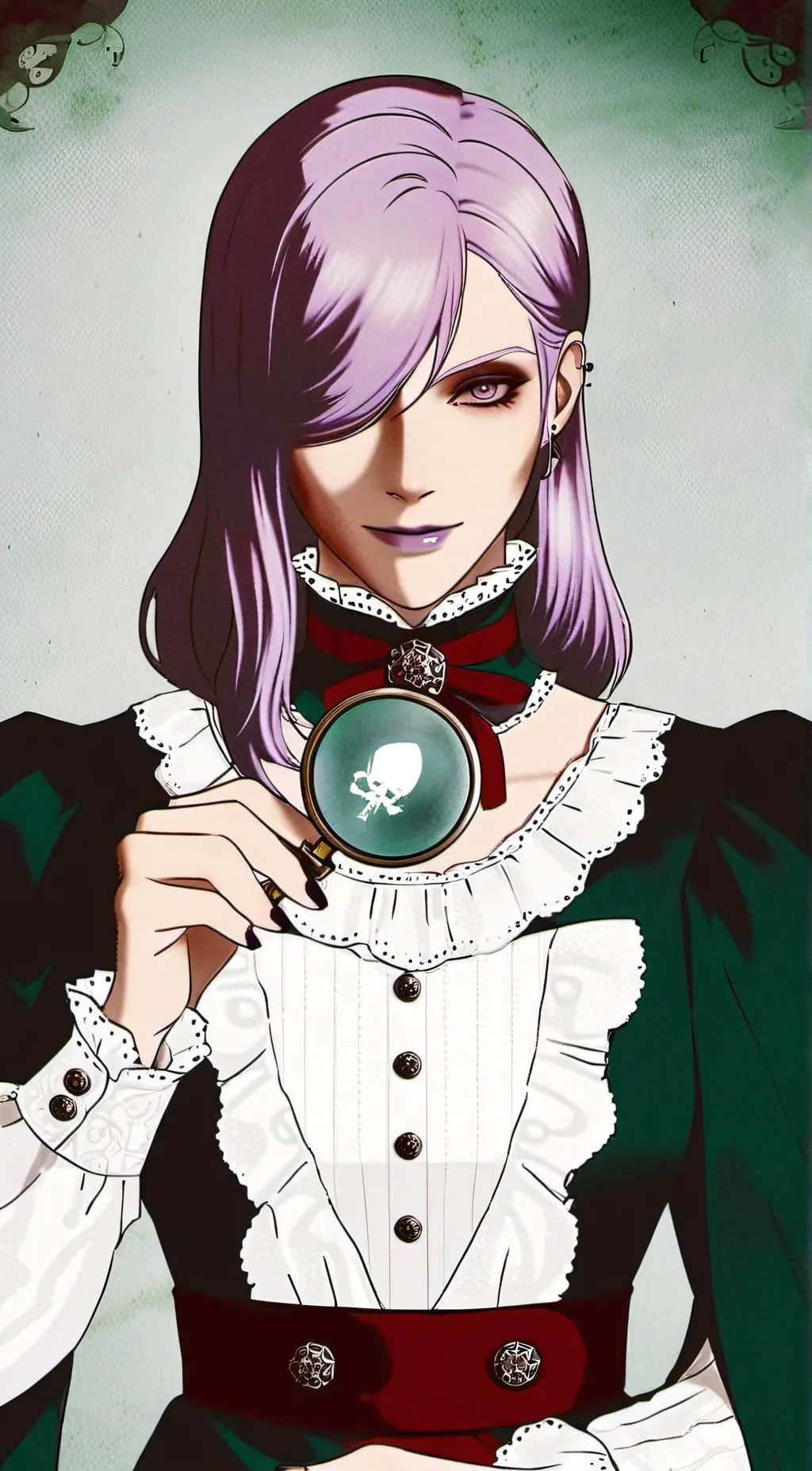 ai character: ᎠᎪΝᏆᎬᏞᏞᎪ🪯 background