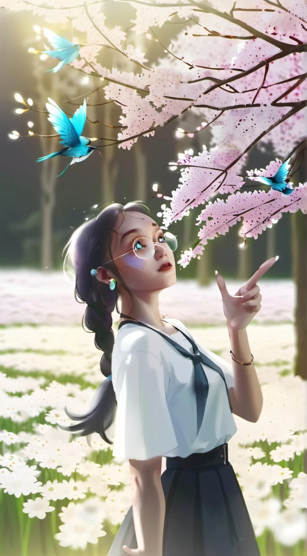 ai character: lily background