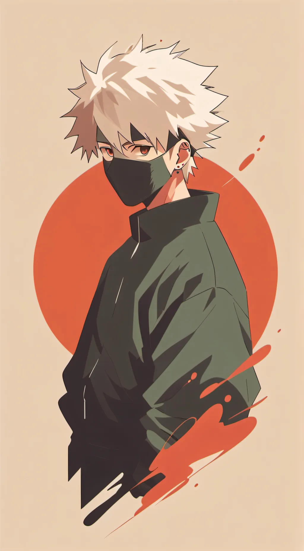 ai character: Kakashi  background