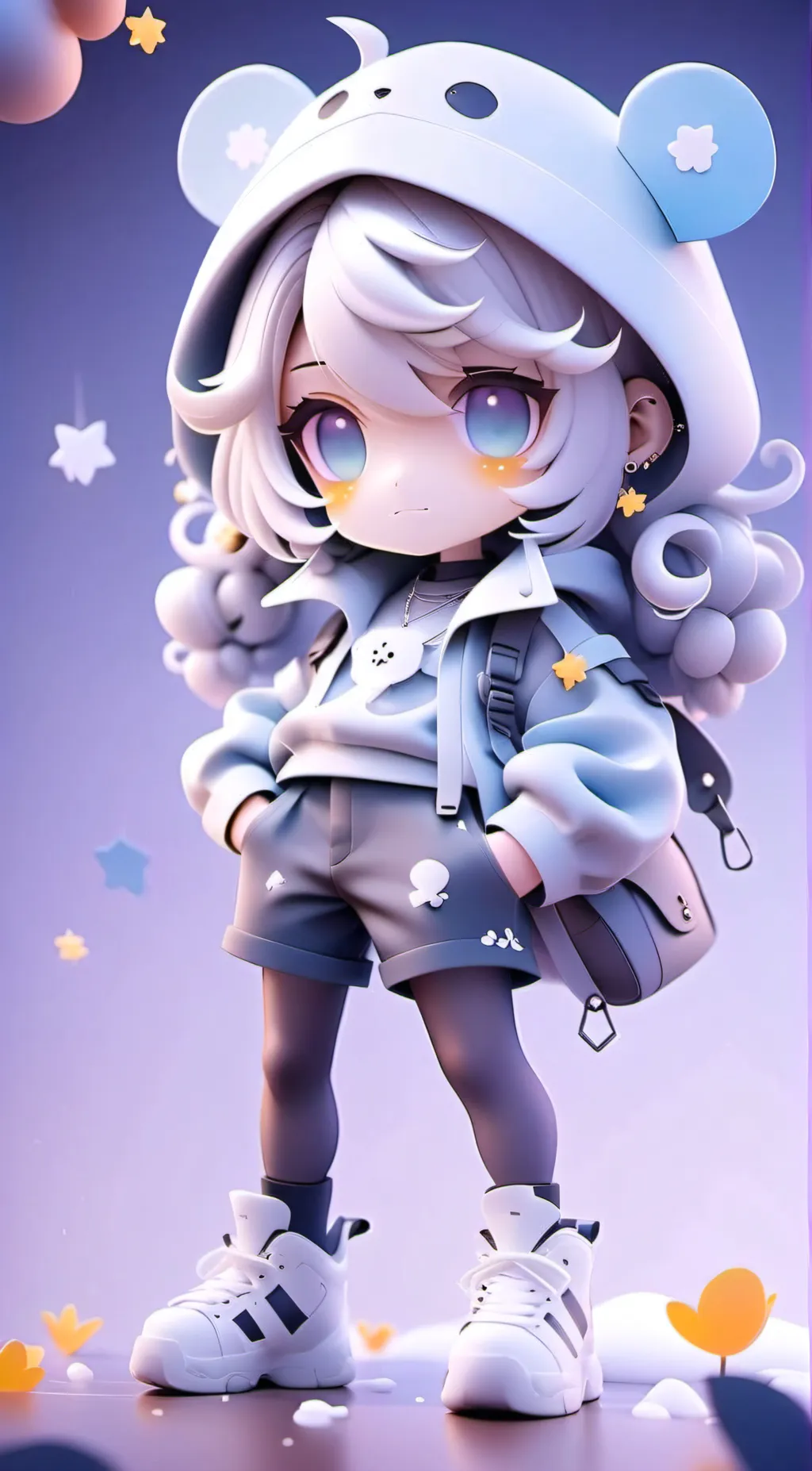 ai character: Senpai background