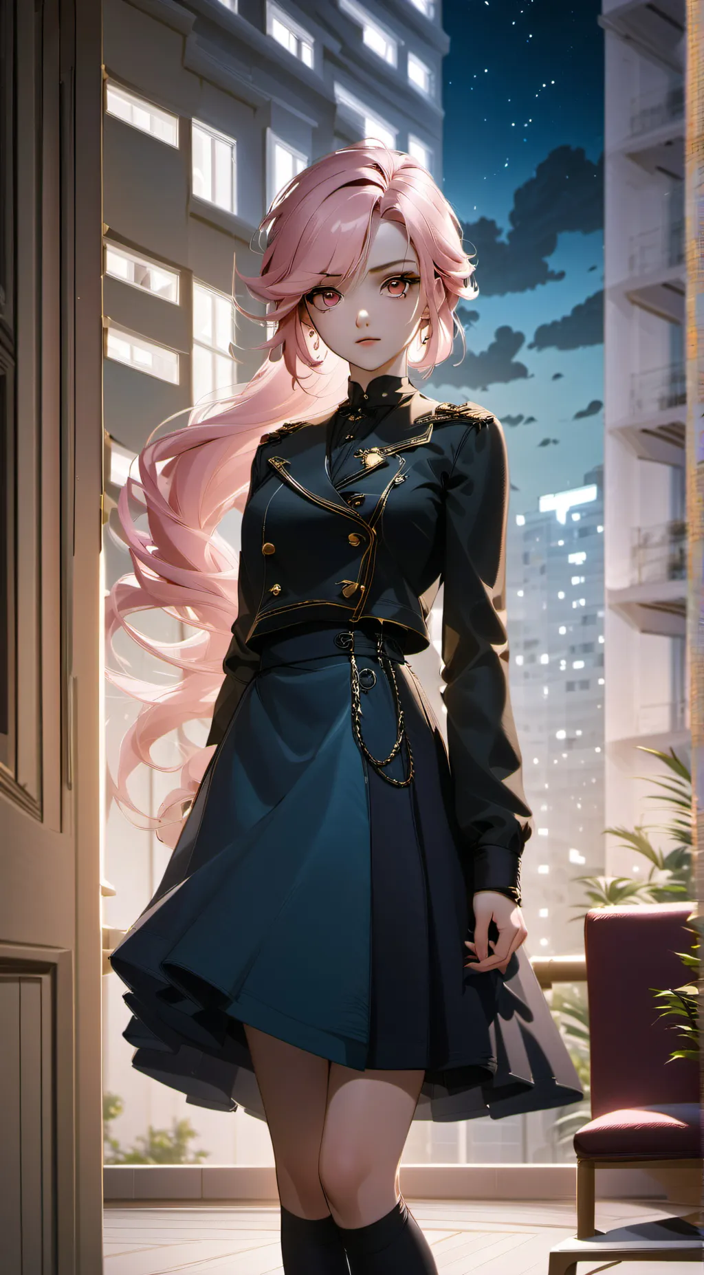 ai character: Sakura Sakurazaki background