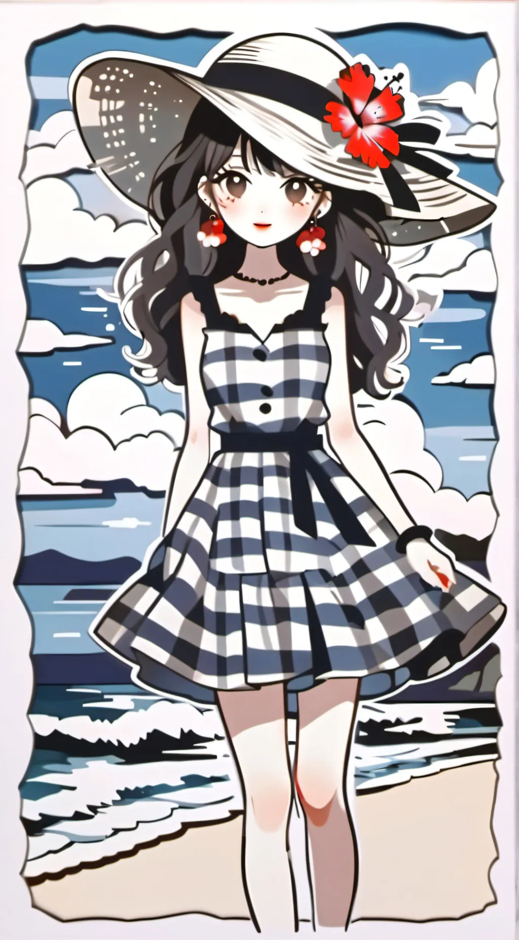 ai character: Lilo <3 background